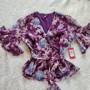 Vince Camuto floral blouse
